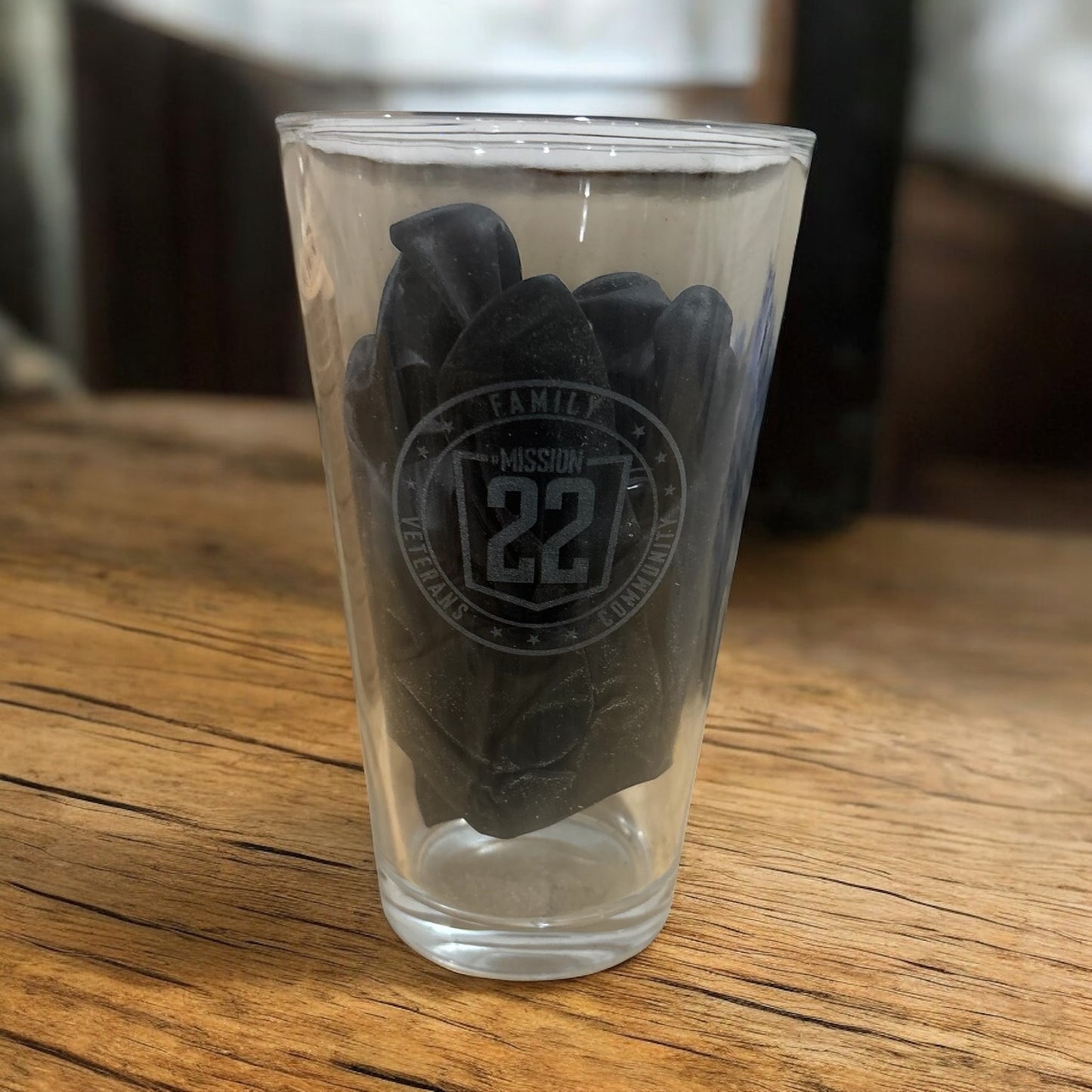 Mission 22 16oz Drinking Glasses