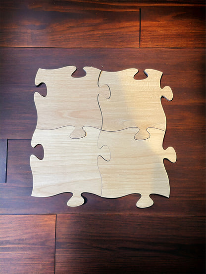 Puzzle Piece Coasters