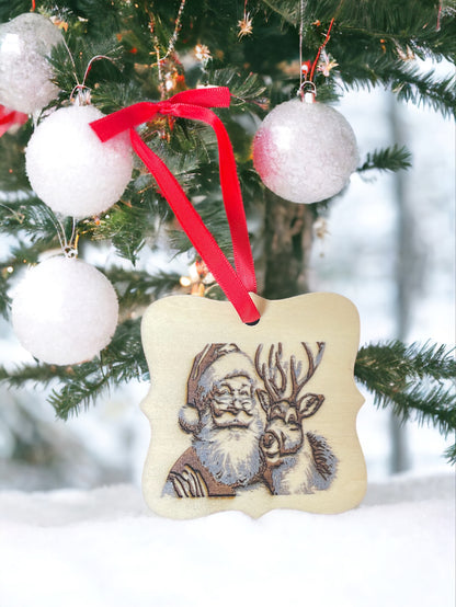 Custom Wooden Christmas Ornaments